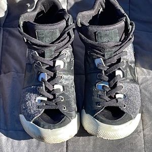 Cleaning out son’s closet, off to college, too many shoes!!!